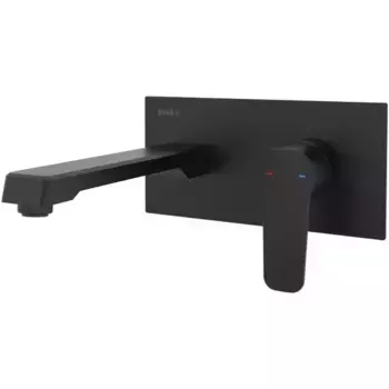 Смеситель для раковины «Teska» Quarsar E5108 чёрный матовый