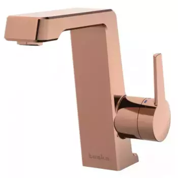 Смеситель для раковины «Teska» Thetis E5209 розовое золото