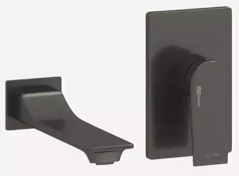 Смеситель для раковины «WasserKRAFT» A84563 оружейная сталь