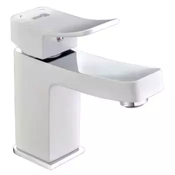 Смеситель для раковины «WasserKRAFT» Aller 1063W белый/хром