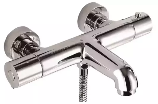 Смеситель для ванны «Акватек» AQ1043CR с термостатом хром
