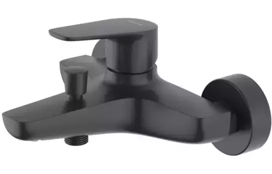 Смеситель для ванны «Акватек» Бетта AQ1140MB чёрный матовый