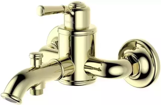Смеситель для ванны «Акватек» Классик AQ1540PG полированное золото