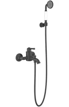 Смеситель для ванны «Акватек» Классик AQ1549MB чёрный матовый