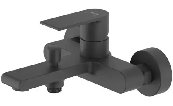 Смеситель для ванны «Акватек» Лира AQ1440MB чёрный матовый