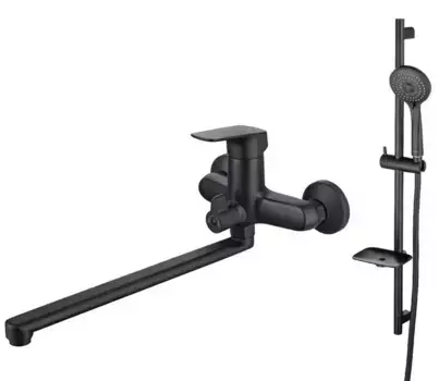 Смеситель для ванны «Акватек» Вега AQ1033MB черный матовый