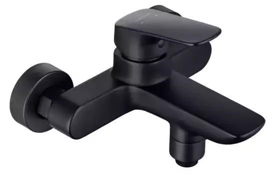 Смеситель для ванны «Акватек» Вега AQ1040MB чёрный матовый