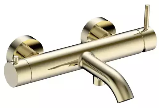 Смеситель для ванны «AQUAme» Siena AQM6212BG шлифованное золото