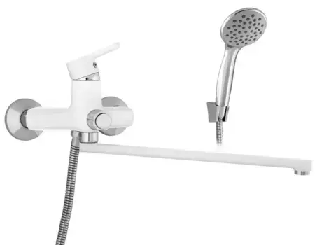 Смеситель для ванны «Aringa» Рейн AR02002WH белый