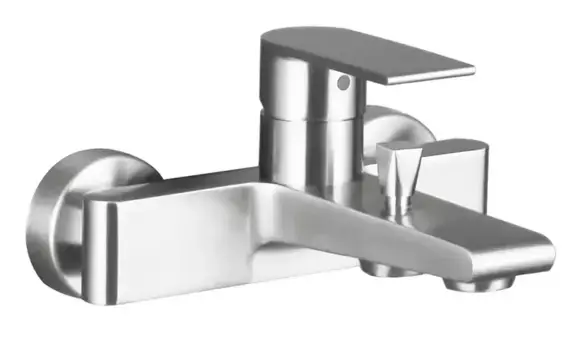 Смеситель для ванны «Belbagno» Nova NOV-VASM-IN нержавеющая сталь сатин