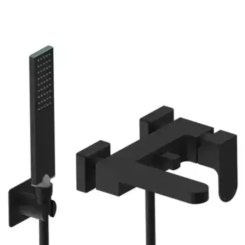 Смеситель для ванны «Bossini» Gillo Z00728.073 чёрный матовый