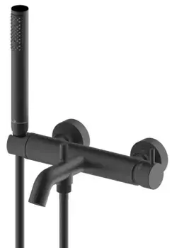 Смеситель для ванны «Bossini» Teo Z00724.073 чёрный матовый