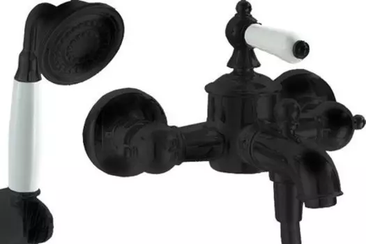 Смеситель для ванны «Bravat» Art F675109BM-B чёрный