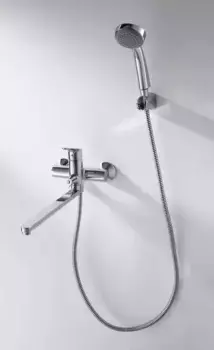 Смеситель для ванны «Bravat» Drop F64898C-LB хром