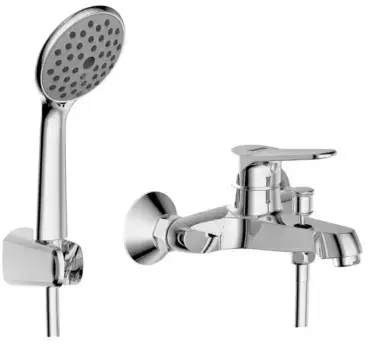 Смеситель для ванны «Bravat» Eco F6111147CB хром