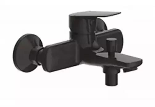 Смеситель для ванны «Bravat» Rhein F6429564BW-01-ENG чёрный матовый