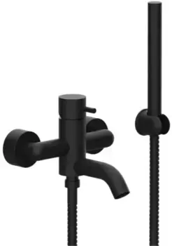 Смеситель для ванны «Daniel» Tokyo TK61015 чёрный матовый