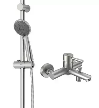 Смеситель для ванны «Dorff» Logic new D0103030SS матовый хром