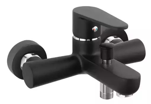 Смеситель для ванны «Ferro» Algeo BAG1BL чёрный матовый