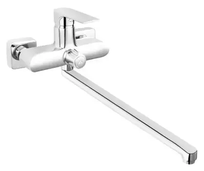 Смеситель для ванны «Ferro» Algeo Square BAQ5A хром