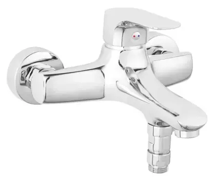 Смеситель для ванны «Ferro» Tiga VerdeLine BTG1VL хром