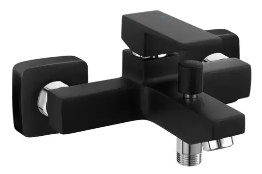 Смеситель для ванны «Ferro» Zicco BZI1BL чёрный матовый