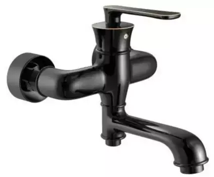 Смеситель для ванны «Haiba» HB60181-7 чёрный/медь