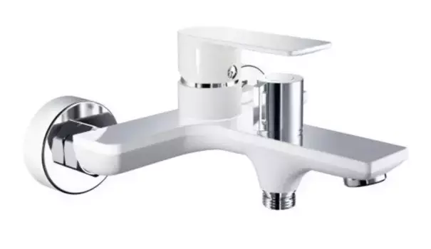 Смеситель для ванны «Haiba» HB60505-8 белый/хром