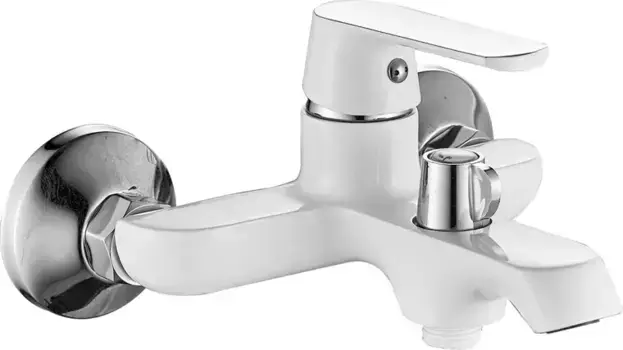 Смеситель для ванны «Haiba» HB60804 белый/хром