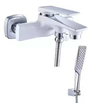 Смеситель для ванны «Lemark» Allegro LM5914CW хром/белый