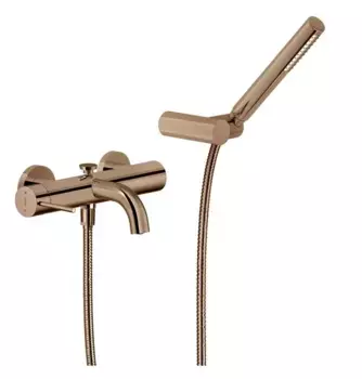 Смеситель для ванны «Nobili» Velis VE125110RCP красное золото