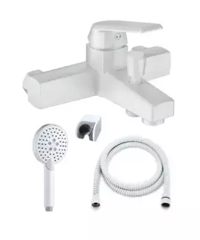 Смеситель для ванны «OneLife» P02-300w белый