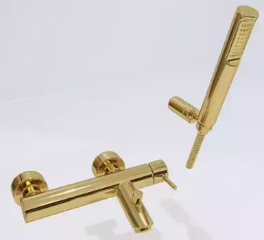 Смеситель для ванны «Paffoni» Light LIG023HG медовое золото