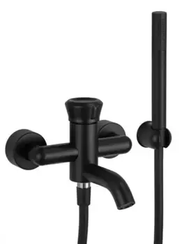Смеситель для ванны «Remer» Element ET02NO чёрный матовый