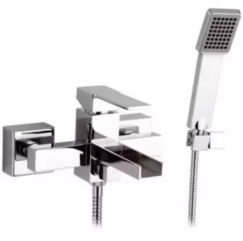 Смеситель для ванны «Remer» Qubica Cascata QC02 хром