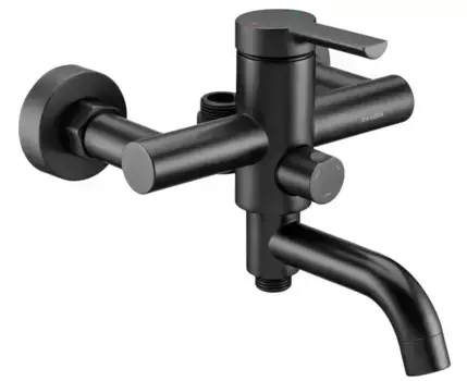 Смеситель для ванны «Swedbe» Diana 1035B чёрный матовый