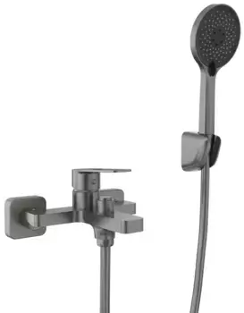 Смеситель для ванны «Tokito» Kobe TOK-KOB-1014 вороненая сталь