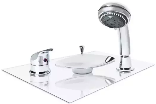 Смеситель на борт ванны «1Marka» Niagara хром