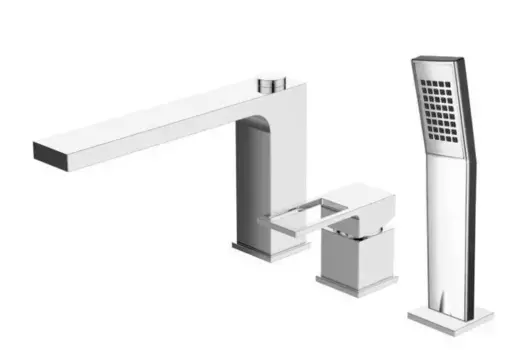 Смеситель на борт ванны «Belbagno» Romano ROM-BVD-CRM хром