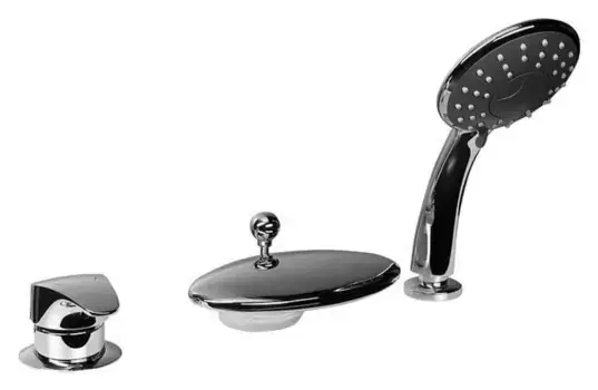 Смеситель на борт ванны «Bravat» F5140197CP хром