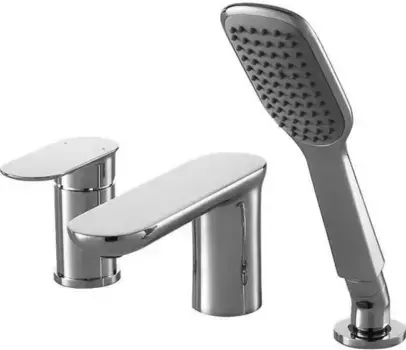 Смеситель на борт ванны «Bravat» Gina F565104C-2-ENG хром