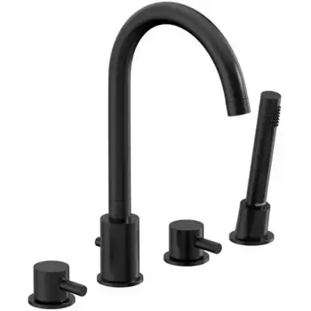 Смеситель на борт ванны «Damixa» Scandinavian Pure 360400300 чёрный матовый
