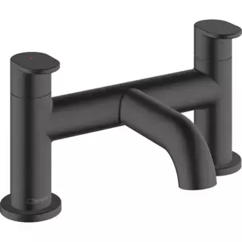 Смеситель на борт ванны «Hansgrohe» Vernis Blend 71442670 чёрный матовый