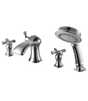 Смеситель на борт ванны «Lemark» Benefit LM2541C хром