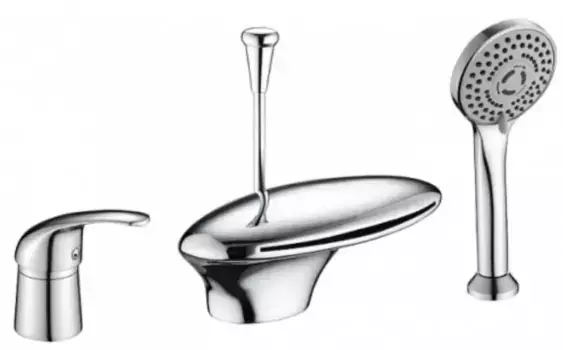 Смеситель на борт ванны «Orange» Iris M41-333cr хром