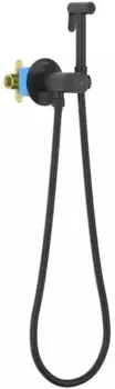 Смеситель с гигиеническим душем «Акватек» Бетта AQ1023MB черный матовый
