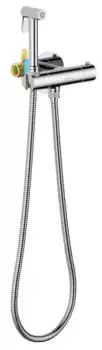 Смеситель с гигиеническим душем «Акватек» Оберон AQ1027CR с термостатом хром