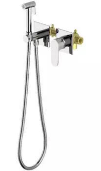 Смеситель с гигиеническим душем «Акватек» Оберон AQ1220CR хром