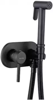 Смеситель с гигиеническим душем «Allen Brau» Priority 5.31005-31 чёрный матовый
