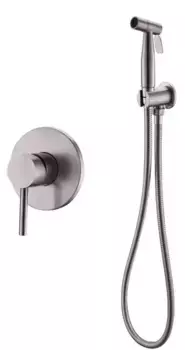 Смеситель с гигиеническим душем «Belbagno» ETNA-SET-HGN-IN сатин